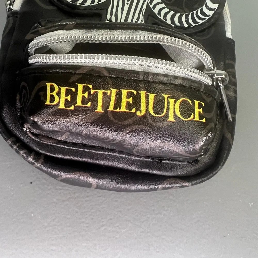 Beetlejuice Mini Mini Backpack‎ Keychain coin Purse